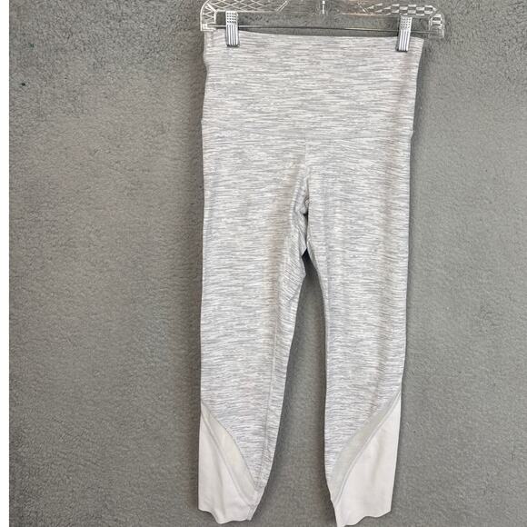 Lululemon Wunder Under Scalloped Hem High-Rise Crop 21" Full-On Luon Size 6 - Picture 4 of 9
